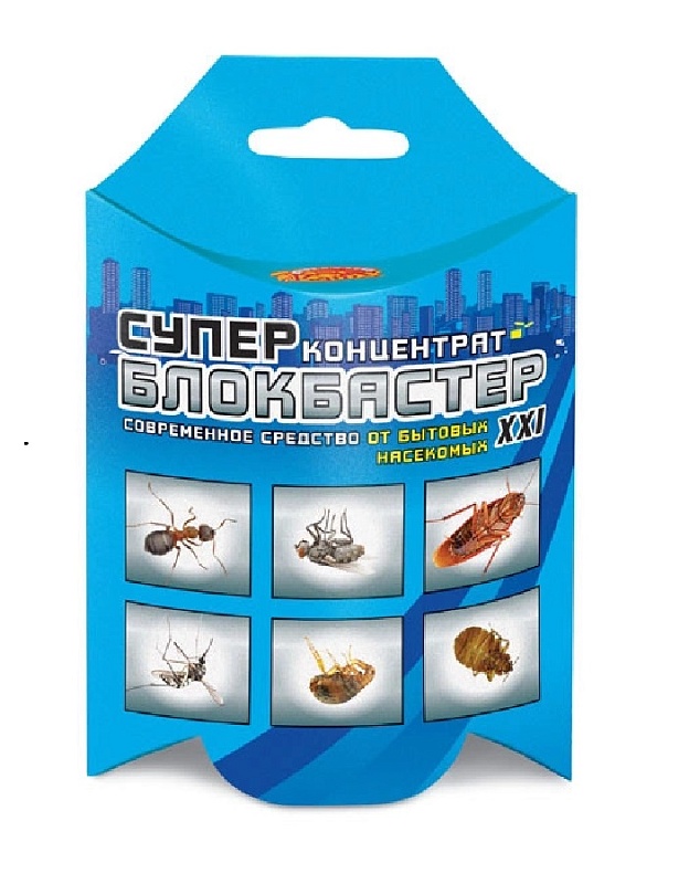 Блокбастер XXI концентрат от бытовых насекомых 